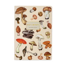 Load image into Gallery viewer, BV Notebook Mushrooms on White
