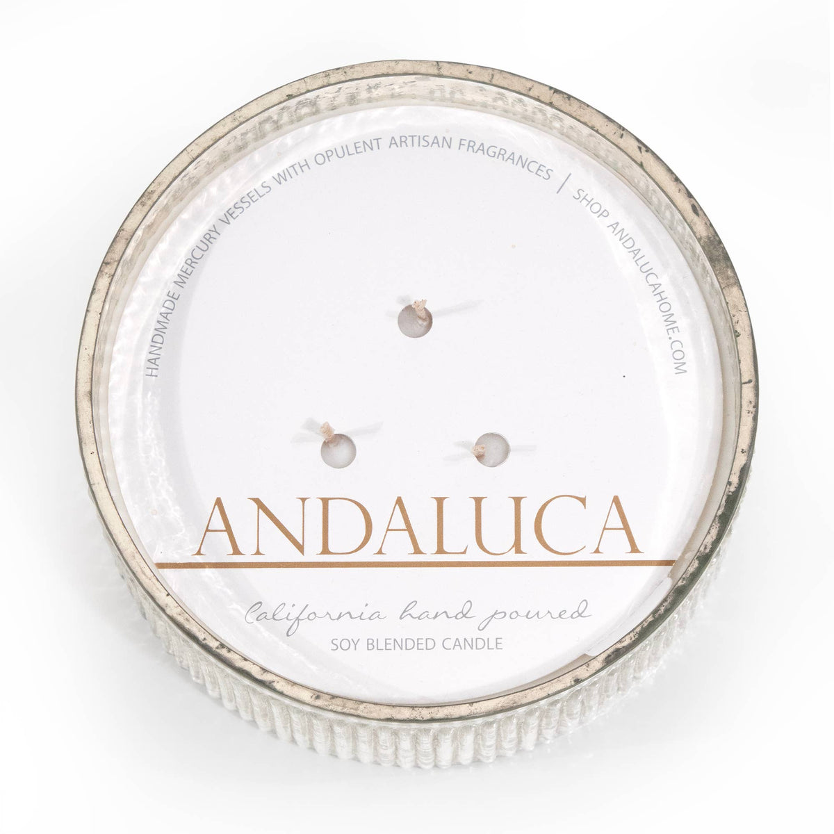 Welcome Home Ridged Mercury Candle