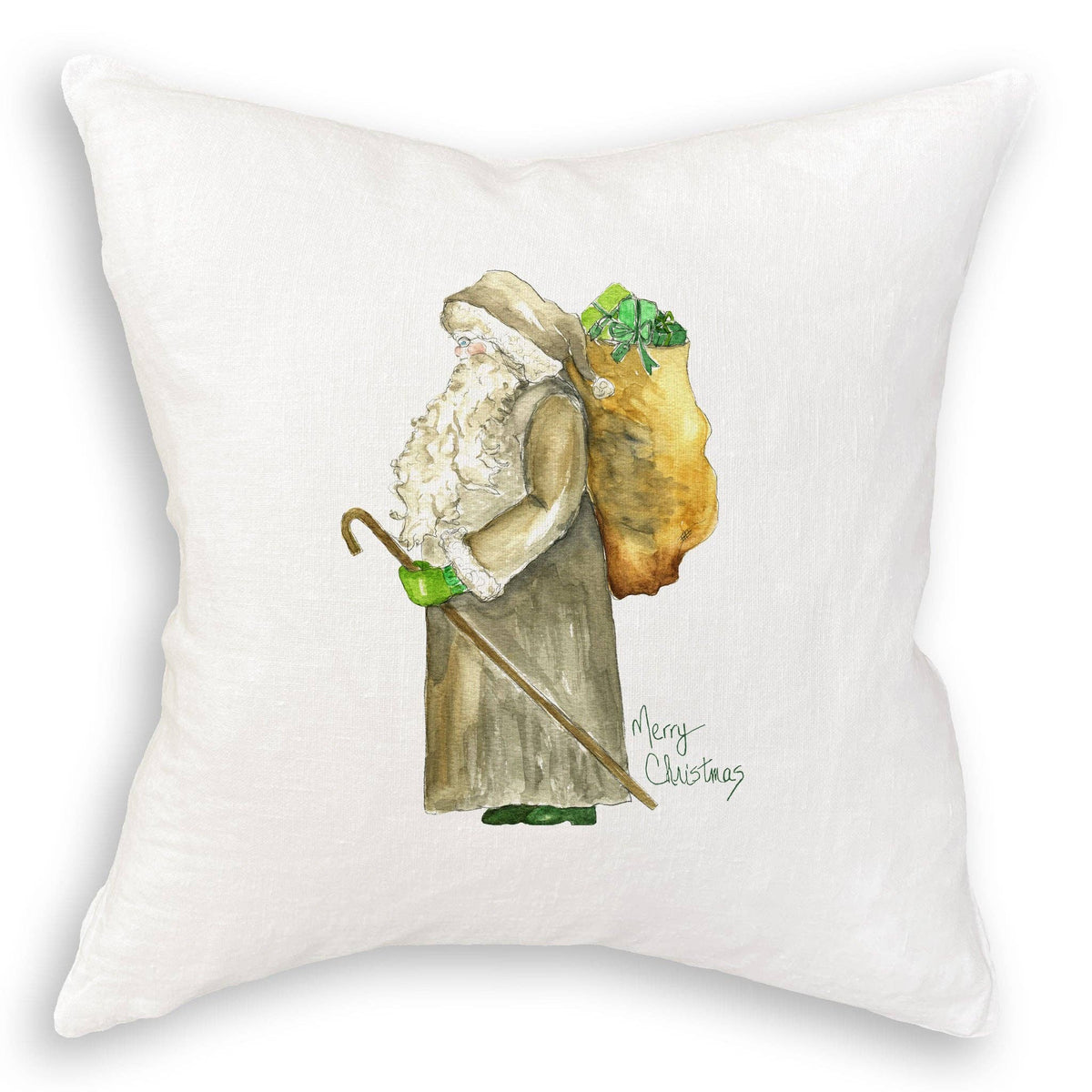 Grey Santa Kitchen Towel