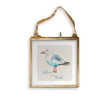 Load image into Gallery viewer, Seagull with Welcome to the Beach
