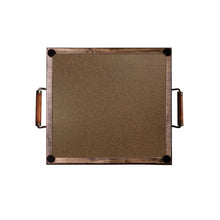 Load image into Gallery viewer, Vintage Style Red Toile Equestrian Fabric Print Wood Tray
