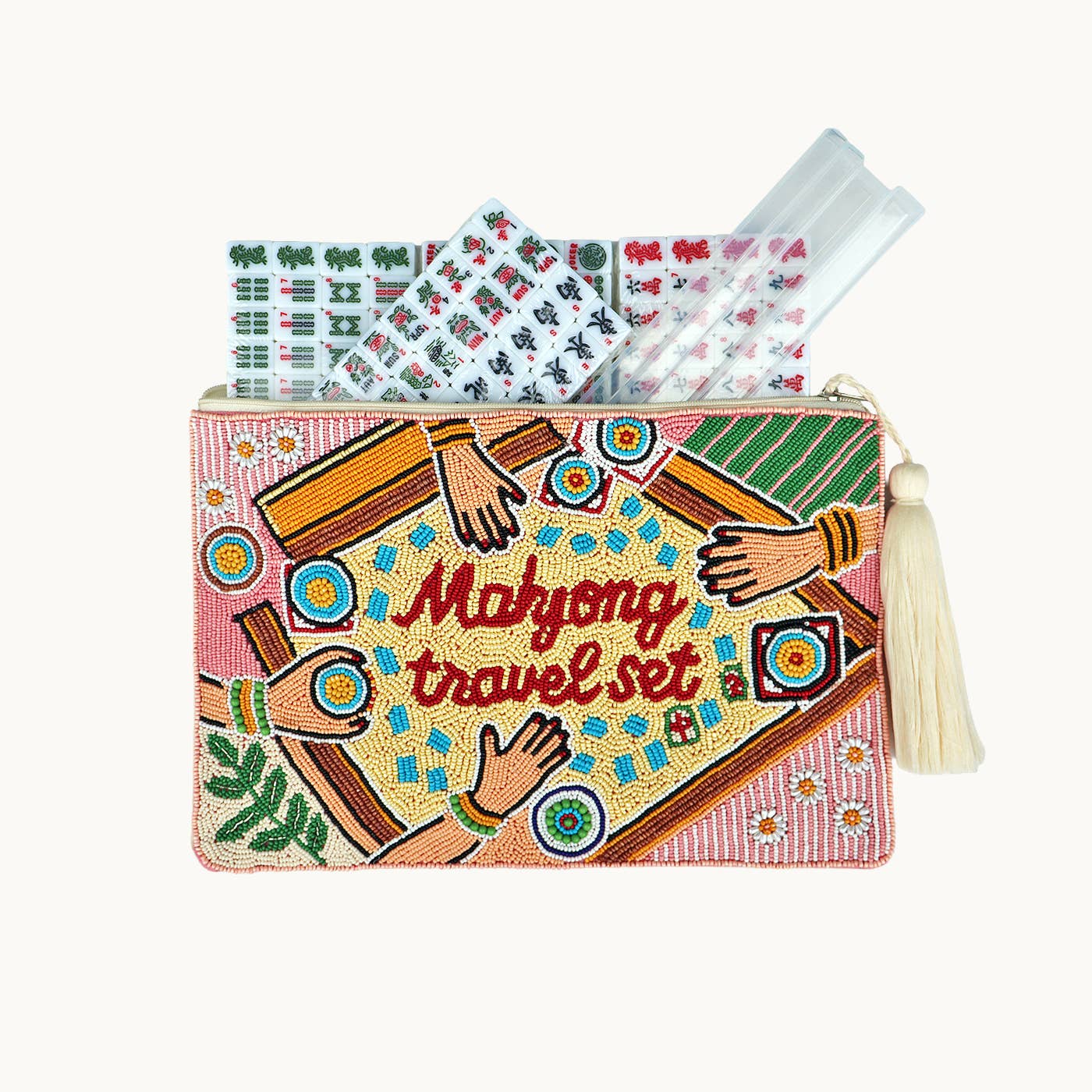 Mahjong travel set Monica