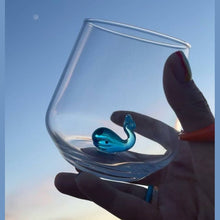Load image into Gallery viewer, Whale Figurine Drinking Glass
