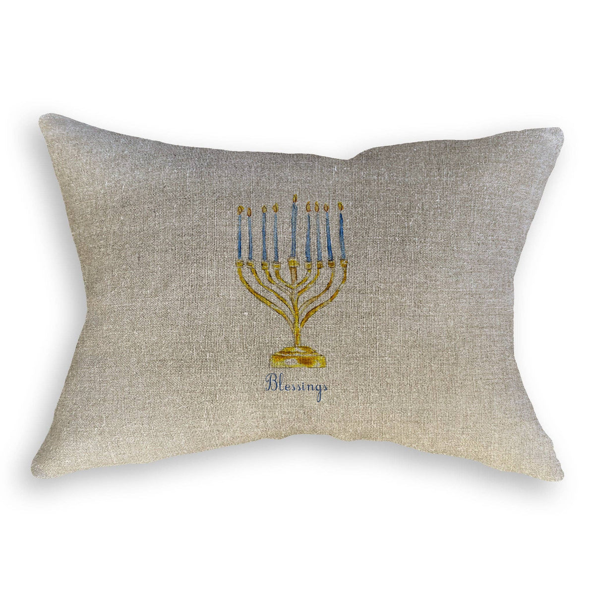 Menorah with Blessings