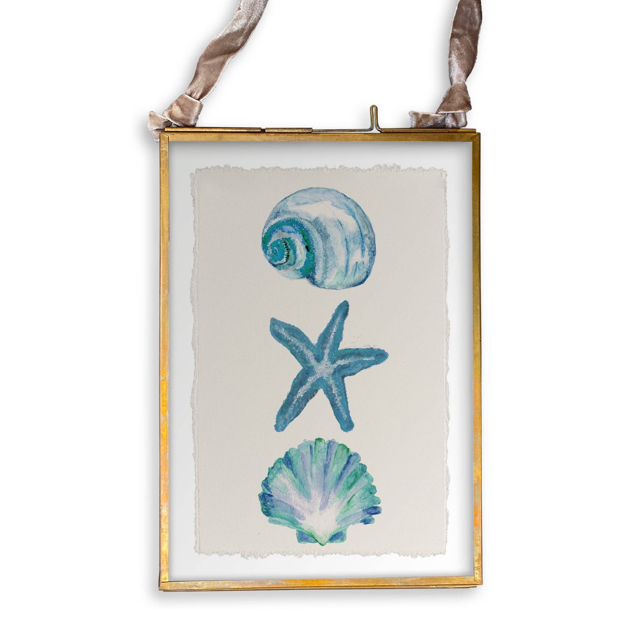 Three Shells Hand Towels Natural