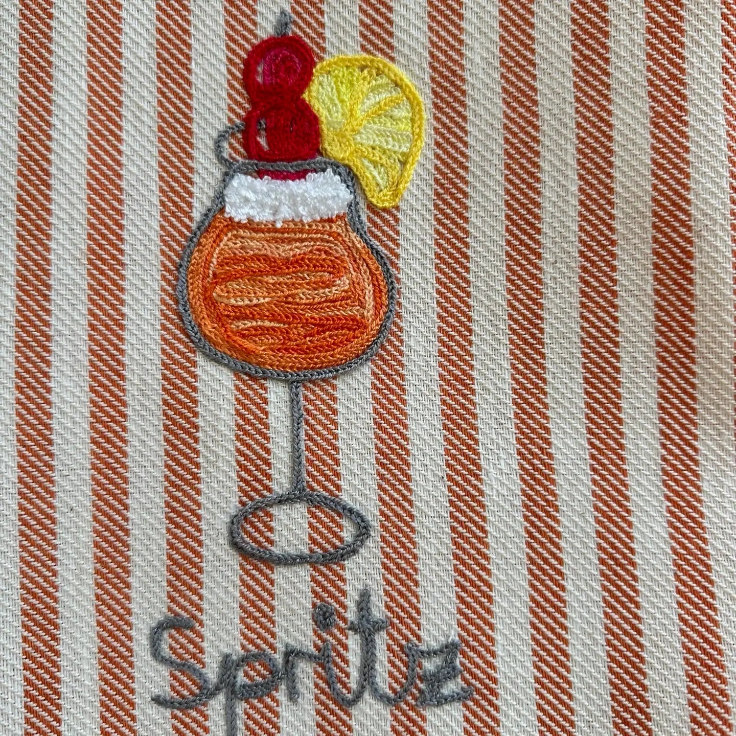 Busatti Spritz Linen Towel
