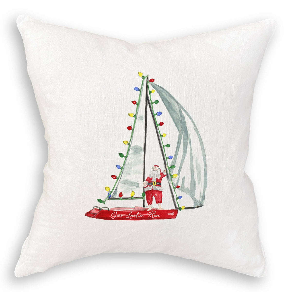 Sailing Santa Kitchen Towel