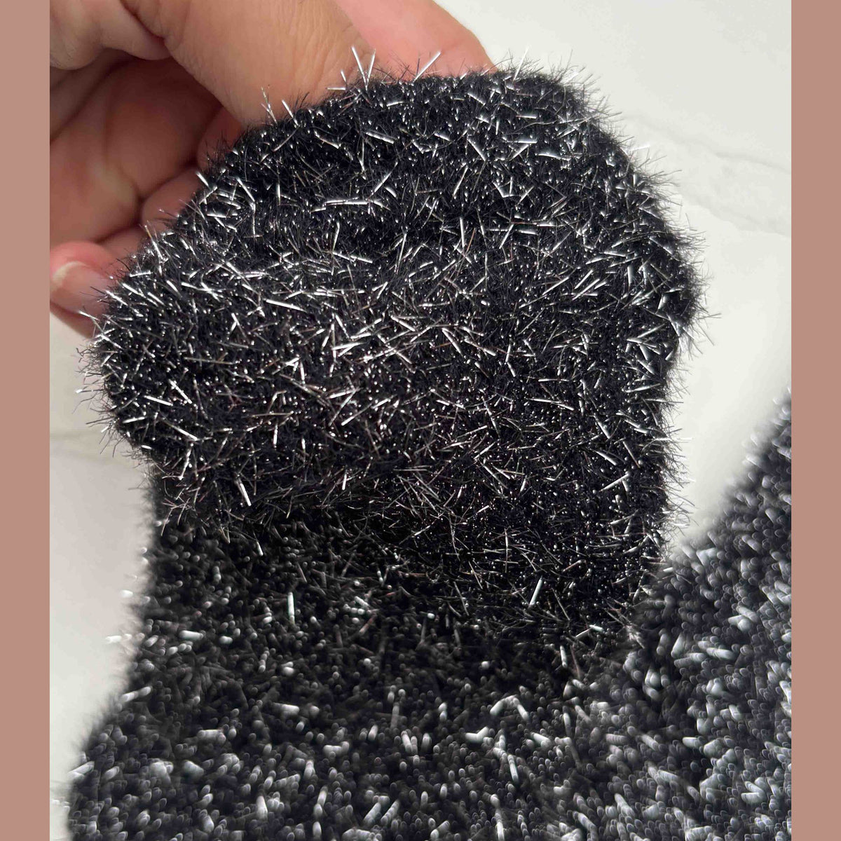 Holiday Sparkle Fuzzy Crew Socks