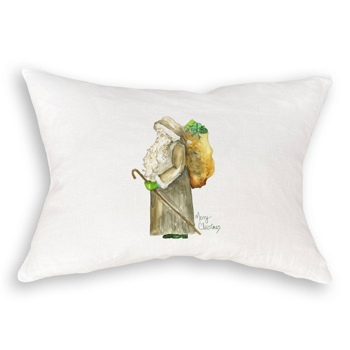 Grey Santa Kitchen Towel