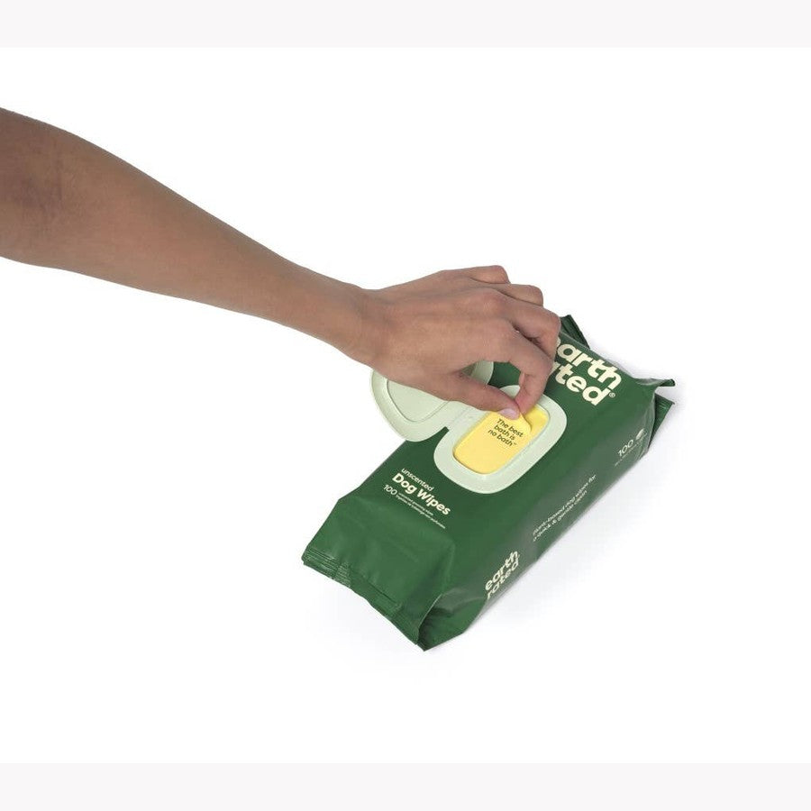 Earth Rated Unscented Dog Grooming Wipes 100ct