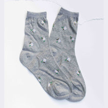 Load image into Gallery viewer, Mini Floral Cotton Socks
