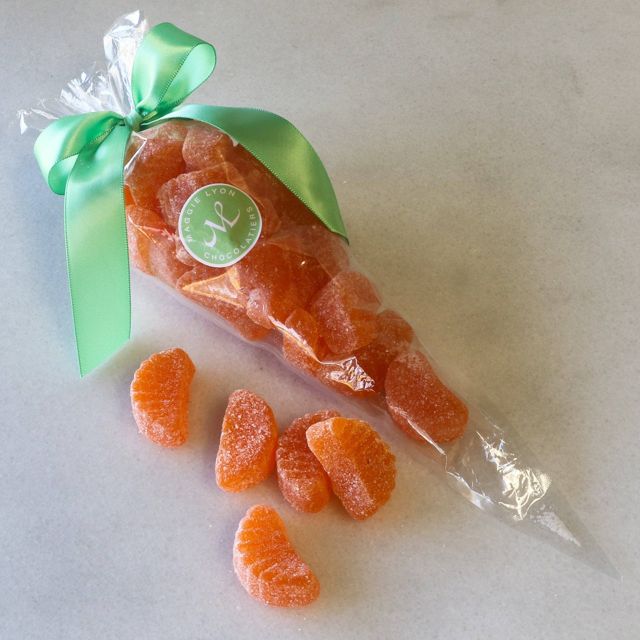 8oz Orange Slice in Carrot Shaped Bag