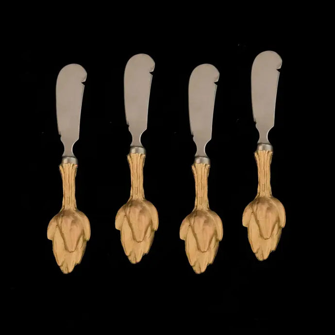 Michaud Table Art - Artichoke Spread Knives Set of 4