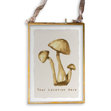Load image into Gallery viewer, Three Mushrooms with Location
