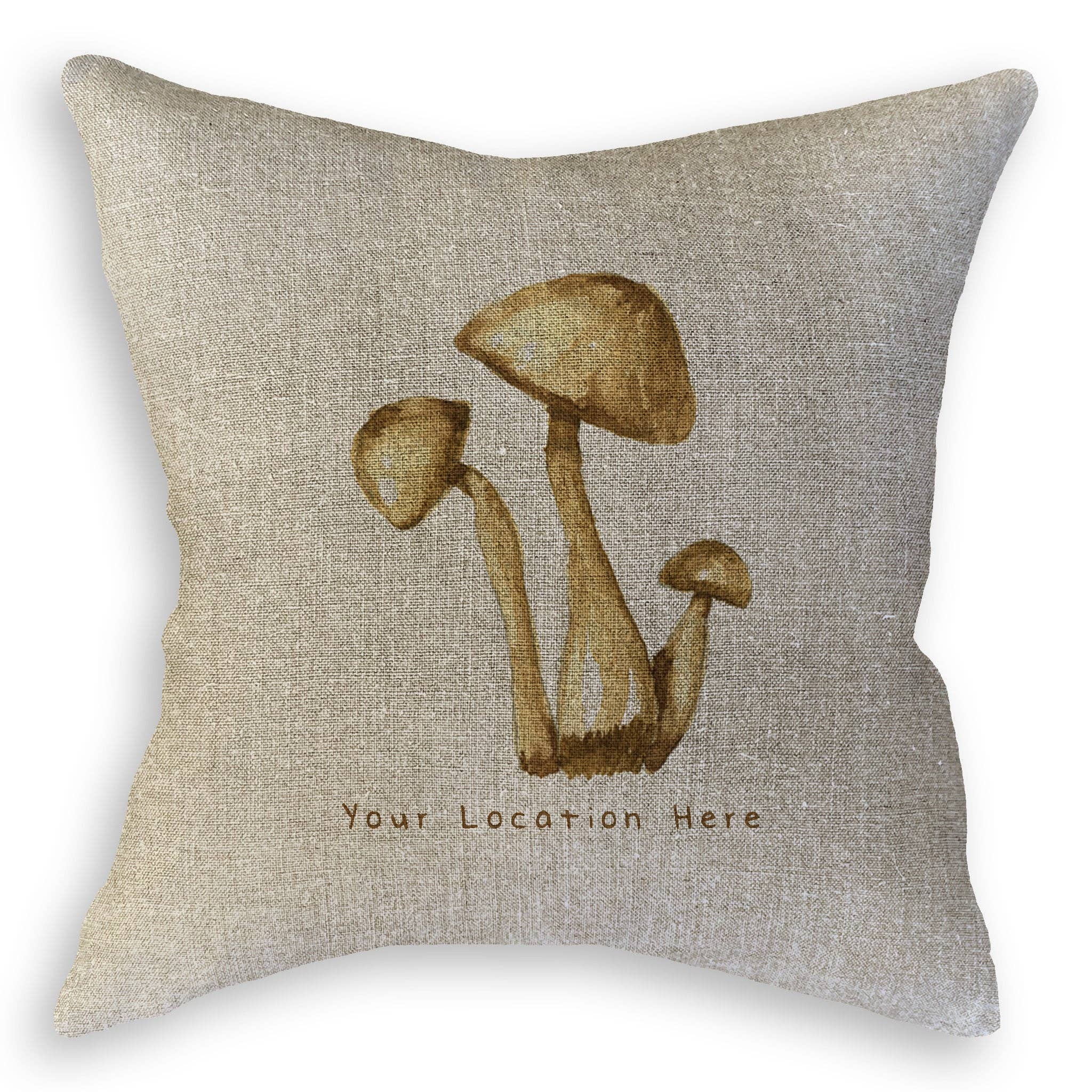 Three Mushrooms with Location