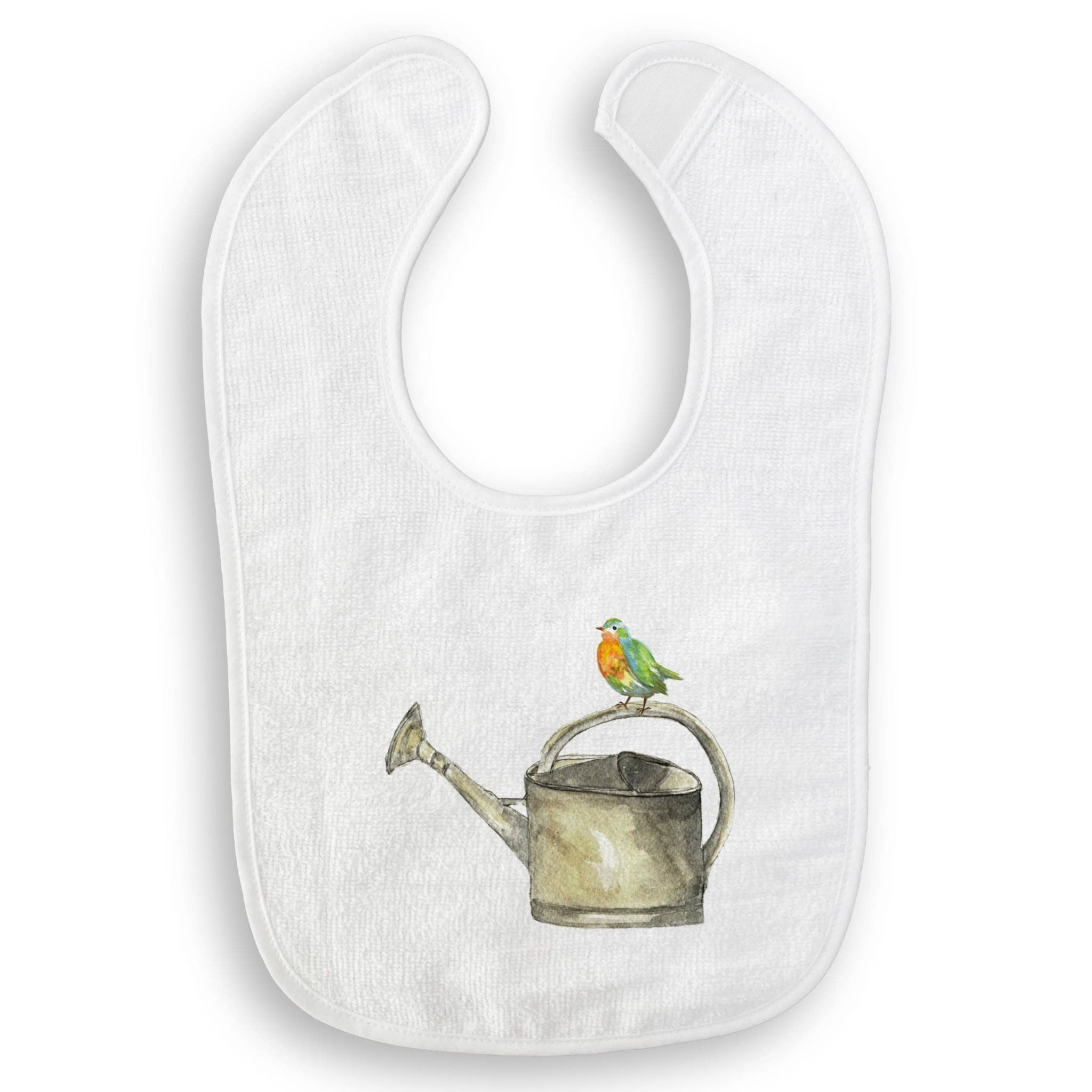 Watering Can with Bird
