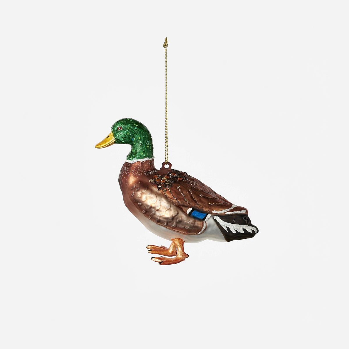 Mallard Glass Christmas Ornament