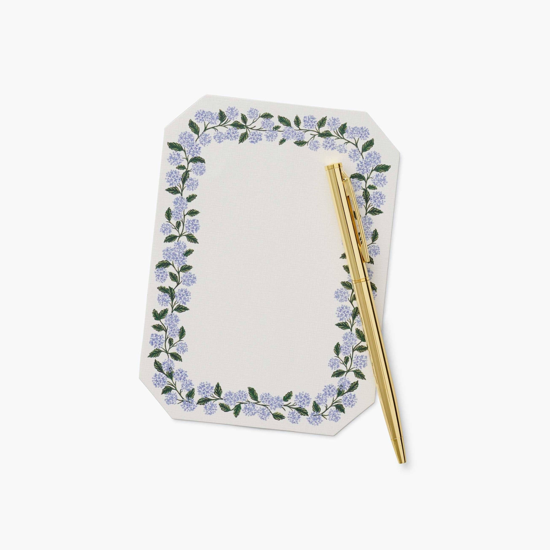 Hydrangea Note Writing Set