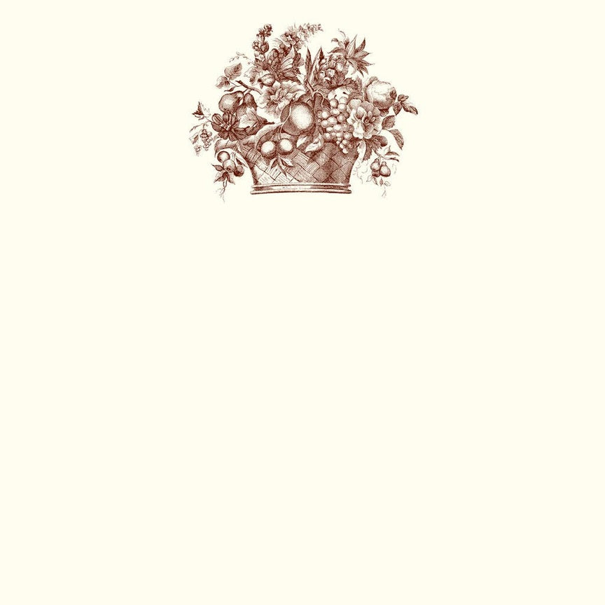 Floral Basket A6 Notes