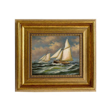 Load image into Gallery viewer, Puritan and Genesta Vintage Painting Print on Canvas
