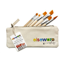 Load image into Gallery viewer, Paintbrush Set - Nylon Filament in Canvas Bag - 8 Assorted
