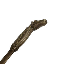 Load image into Gallery viewer, Solid Brass Antiqued Horsehead Letter Opener, 9”
