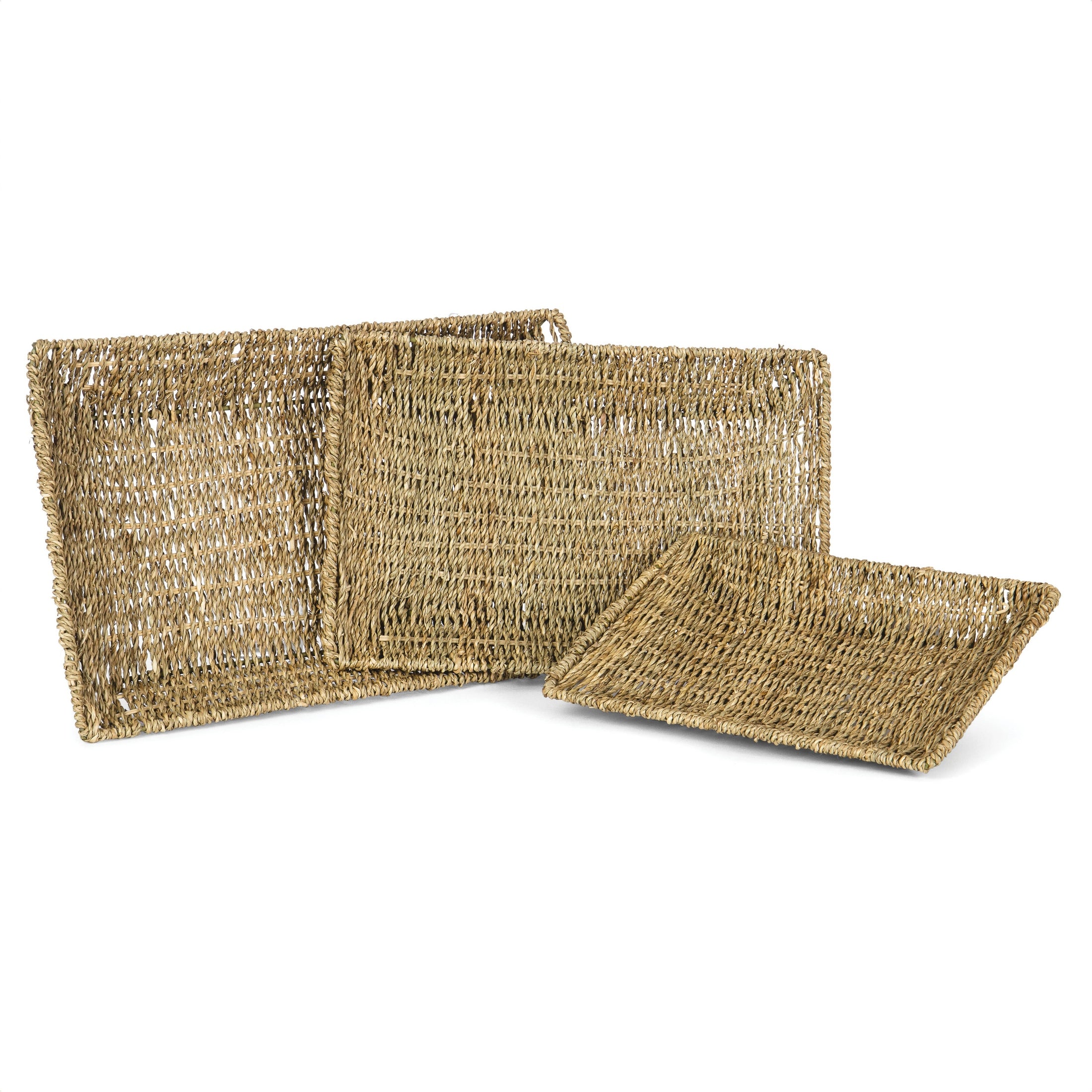 RECT SEAGRASS / WIRE TRAY