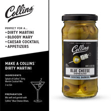 Load image into Gallery viewer, Gourmet Blue Cheese Cocktail Olives - 4.5oz
