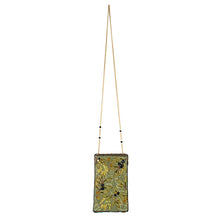 Load image into Gallery viewer, Olive Branch Beaded and Embroidered Crossbody Phone Bag
