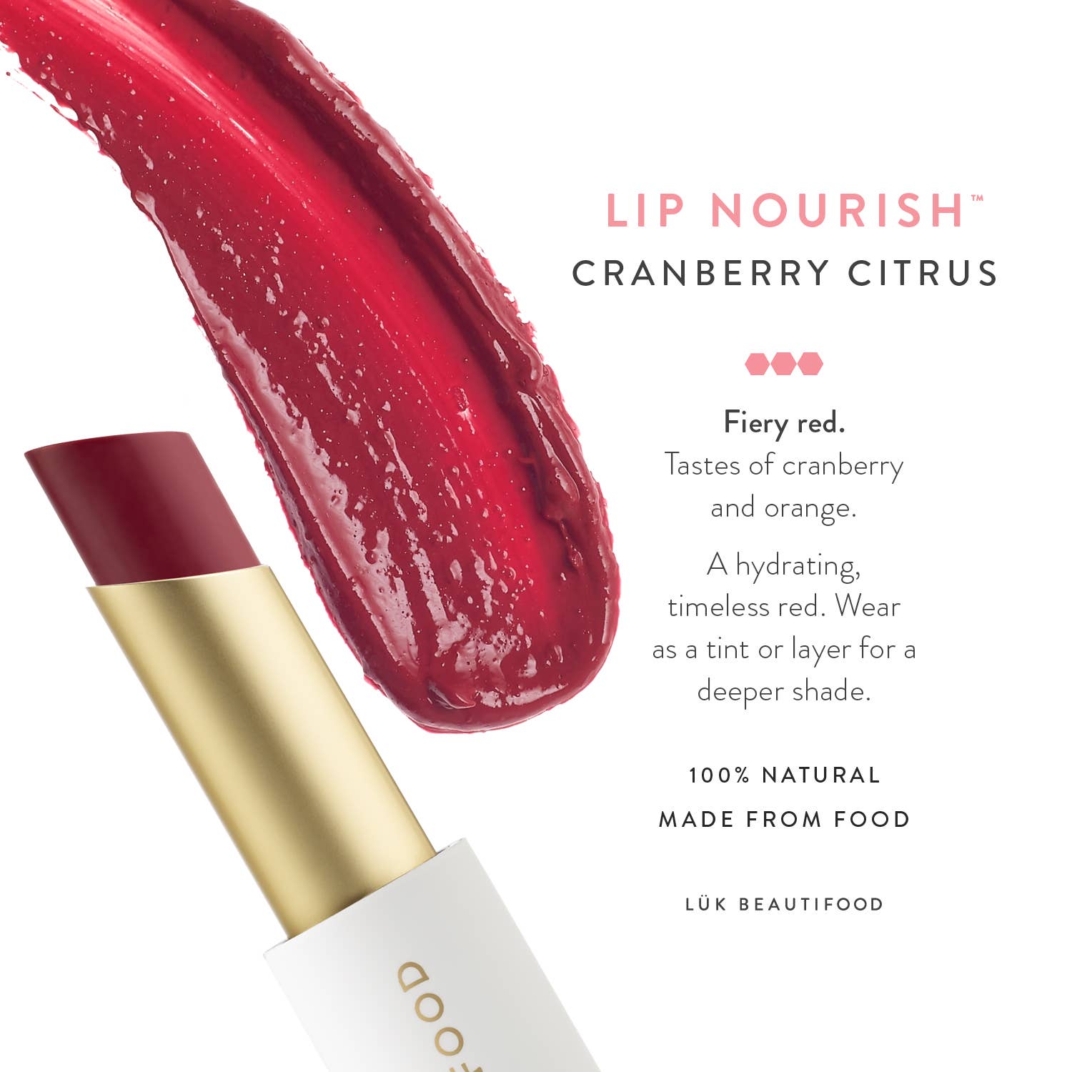 Lip Nourish™ Sheer Lipstick - Cranberry Citrus