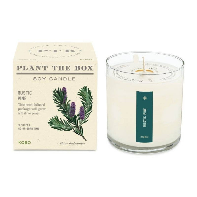 Rustic Pine Plant the Box Candle