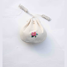 Load image into Gallery viewer, Embroidered Drawstring Pouch – Sample Sale
