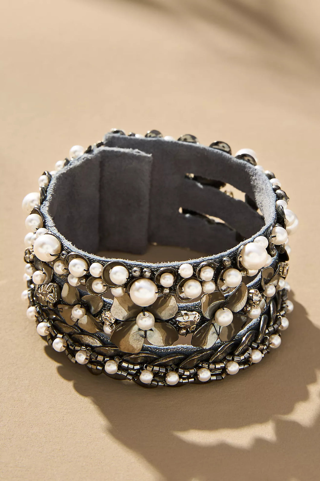 Deepa Gurnani - Lilibeth Cuff (Gunmetal)