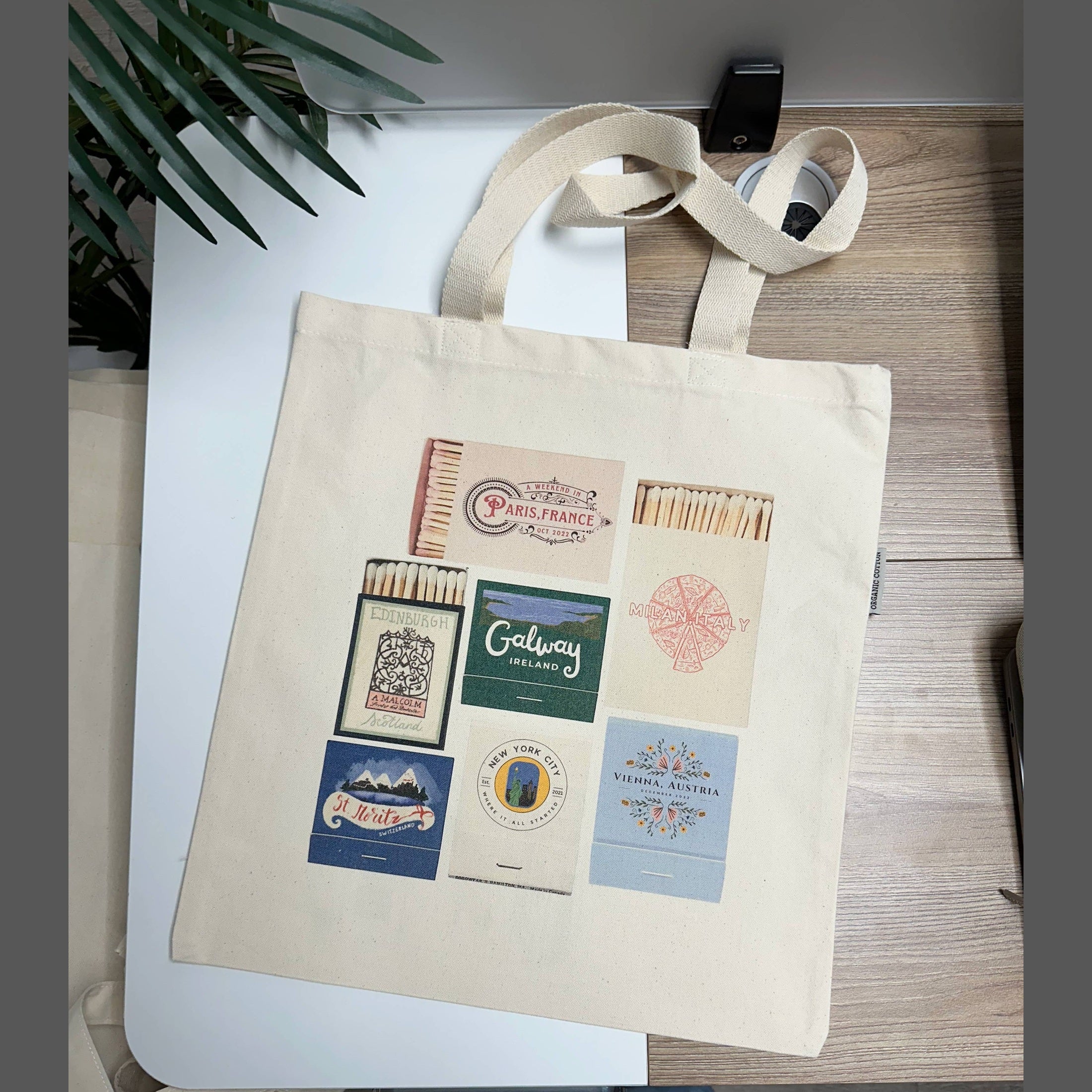 Custom Printed Heavy Canvas Tote Bags, Personalized Bags