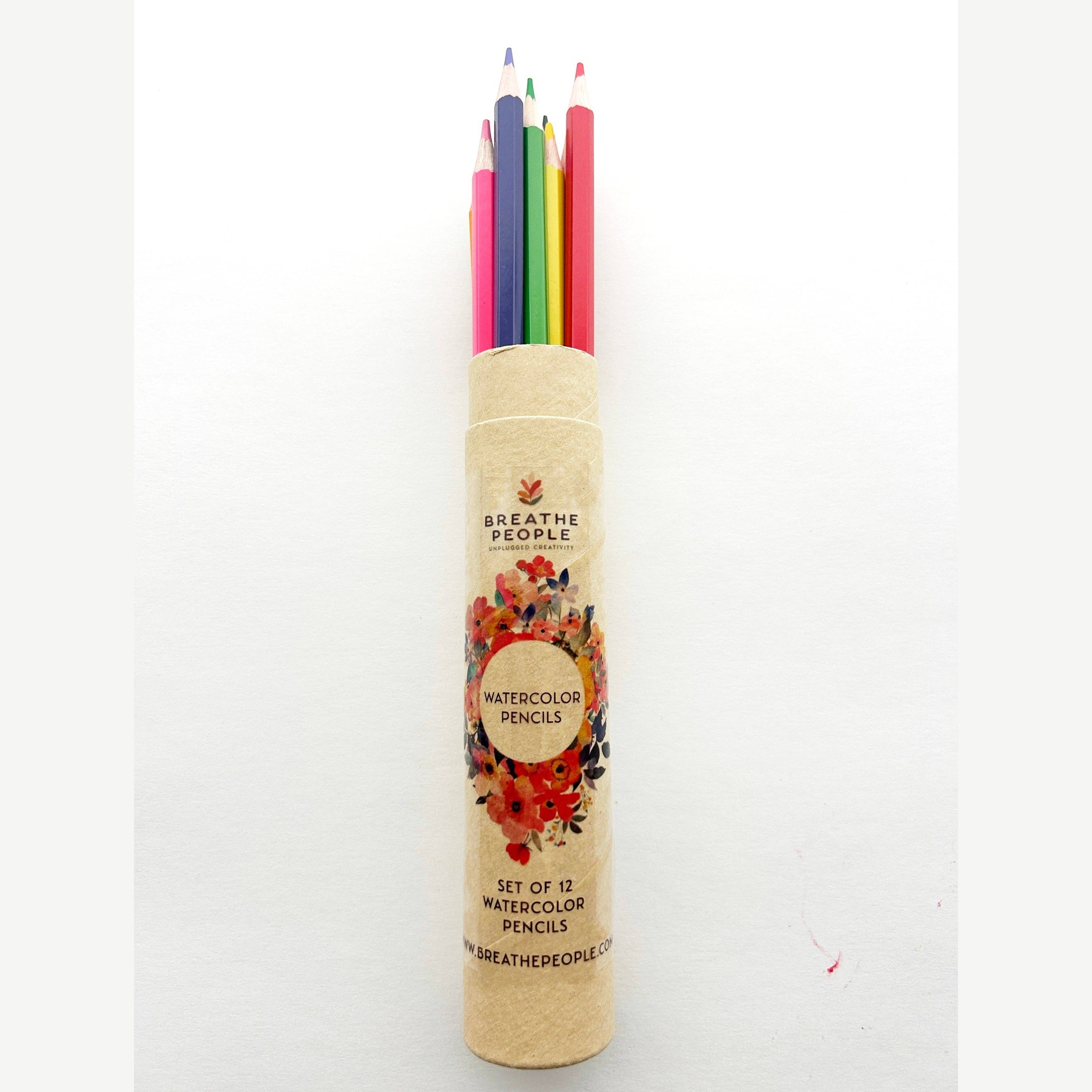 12-Color Watercolor Pencil Set for Gentle, Beginner-Friendly Creative Play