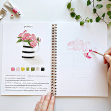 Load image into Gallery viewer, Watercolor Workbook - Bouquets
