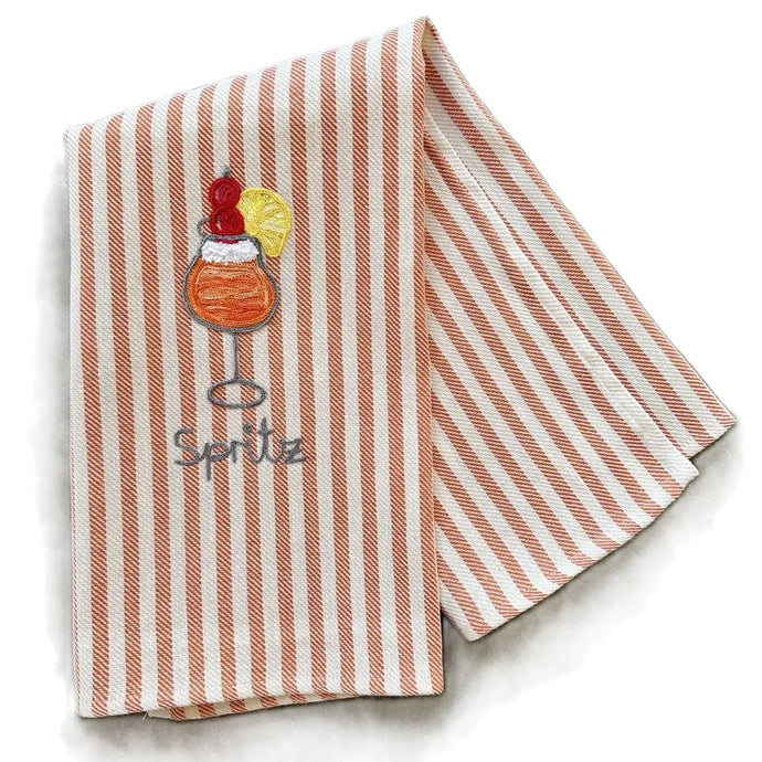 Busatti Spritz Linen Towel