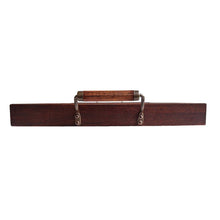 Load image into Gallery viewer, Green Toile de Jouy Wood and Glass Decorative Tray
