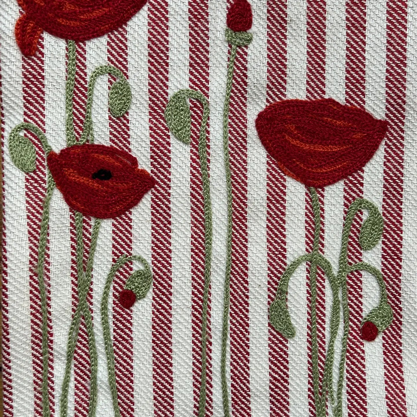 Busatti Red Poppi Kitchen Towel
