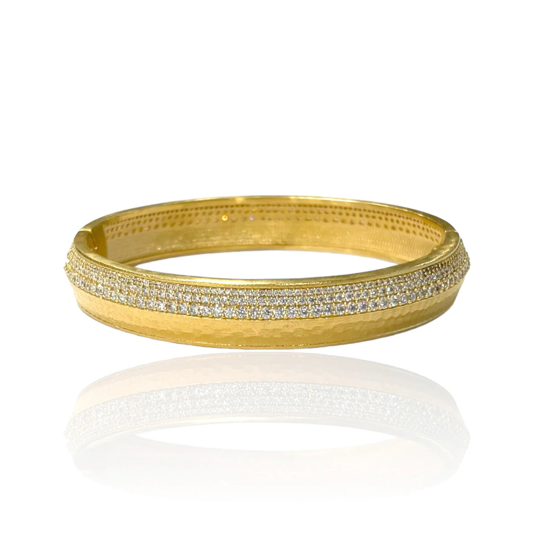 TAT2 - Gold Pave Noma Bangle