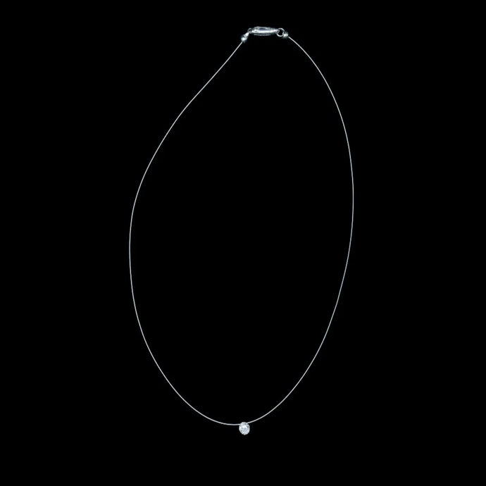 The Invisibles - Floating Diamond Necklace (.5 Carat)