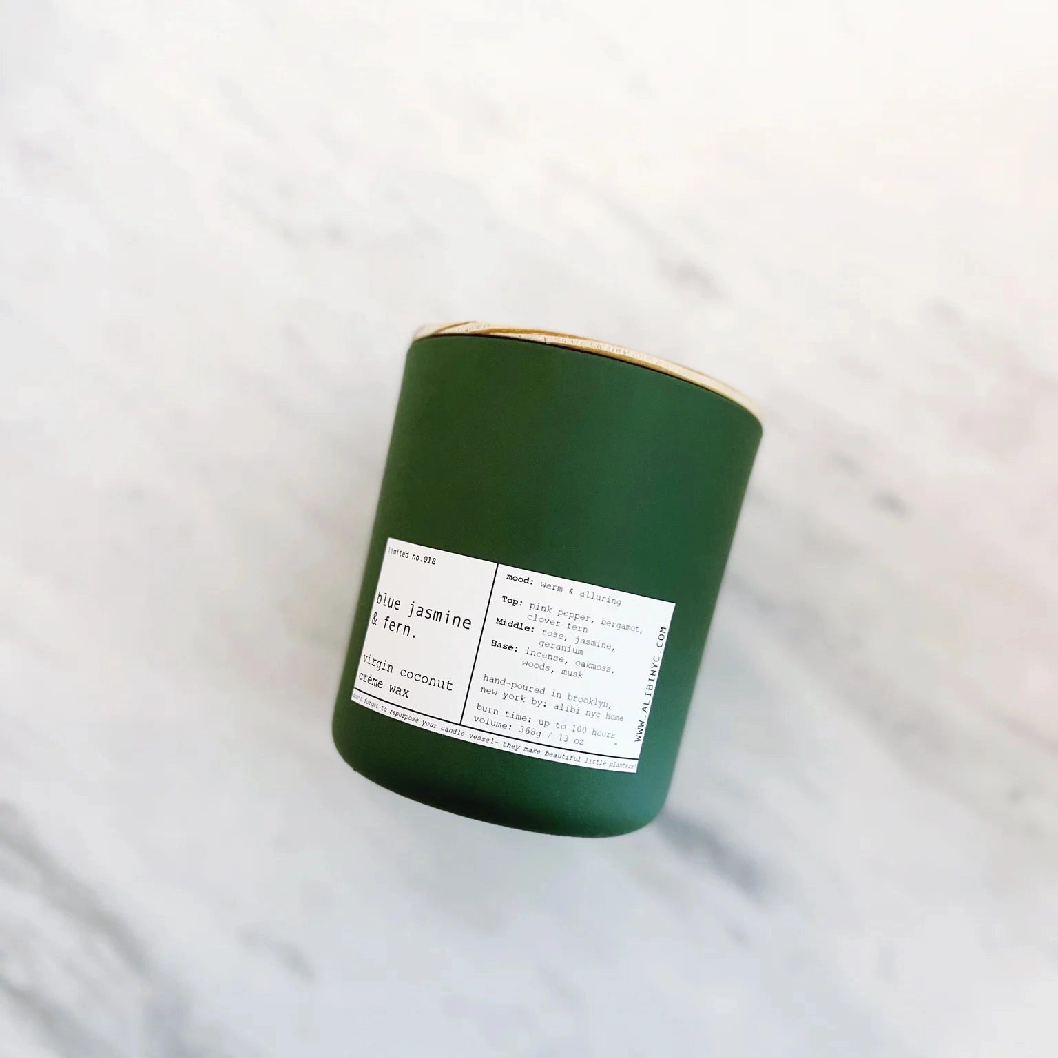 Blue Jasmine & Fern Candle
