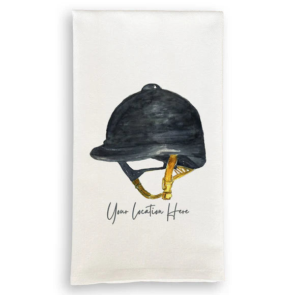 French Graffiti Natural Linen Hand Towels