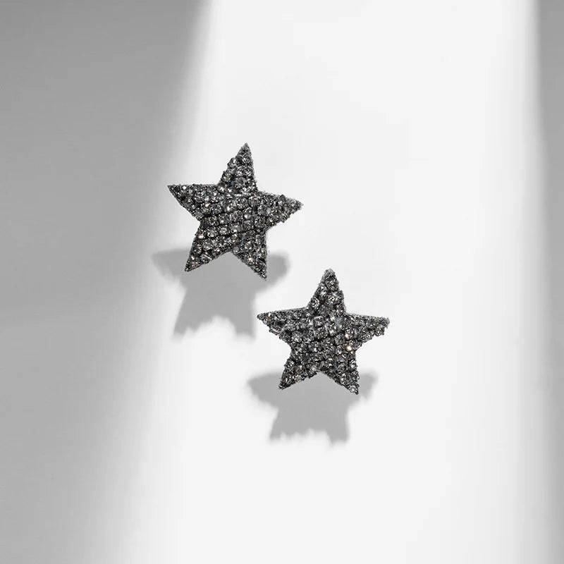 Deepa Gurnani - Loris Earrings (Gunmetal)