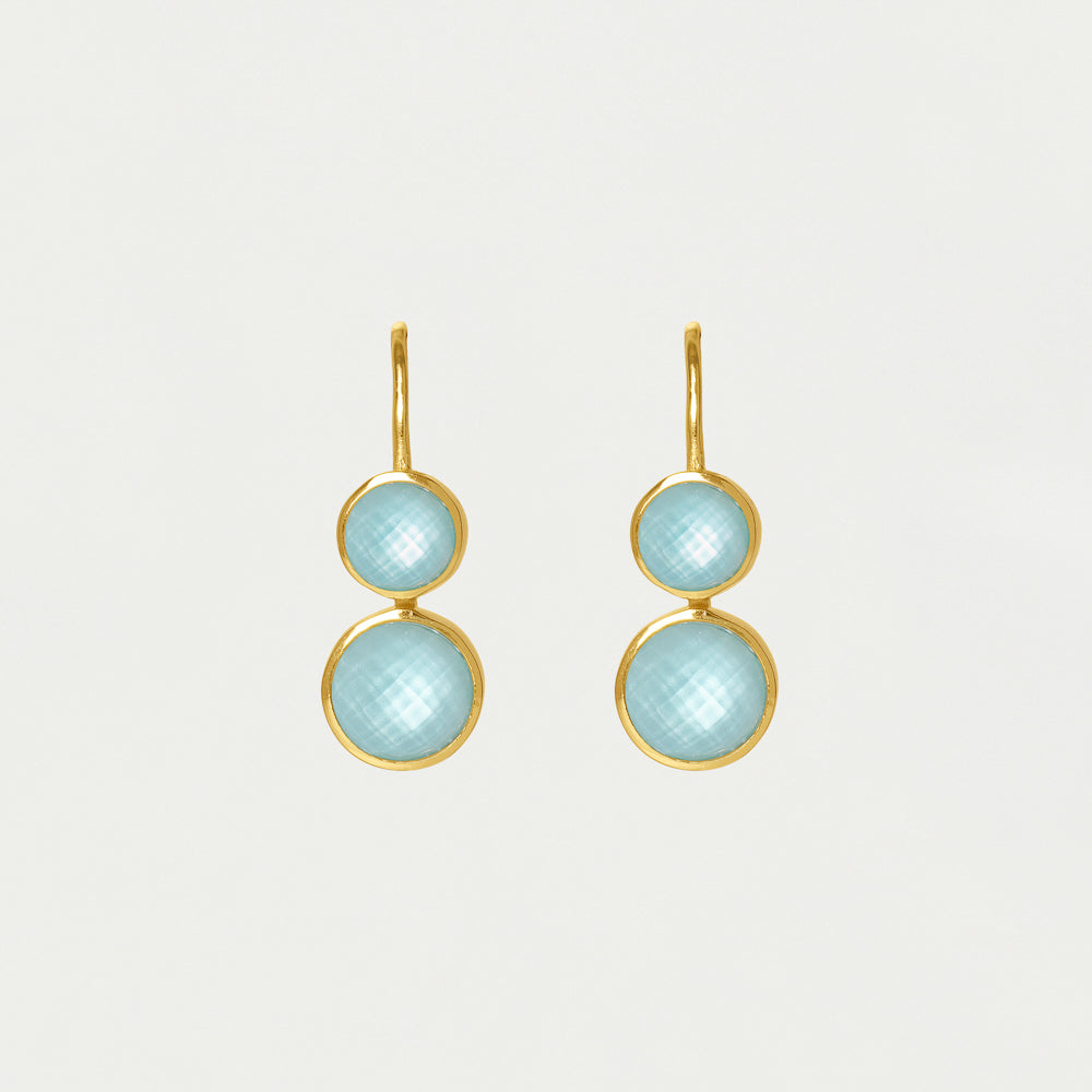 Dean Davidson Tulum Double Droplet Earrings