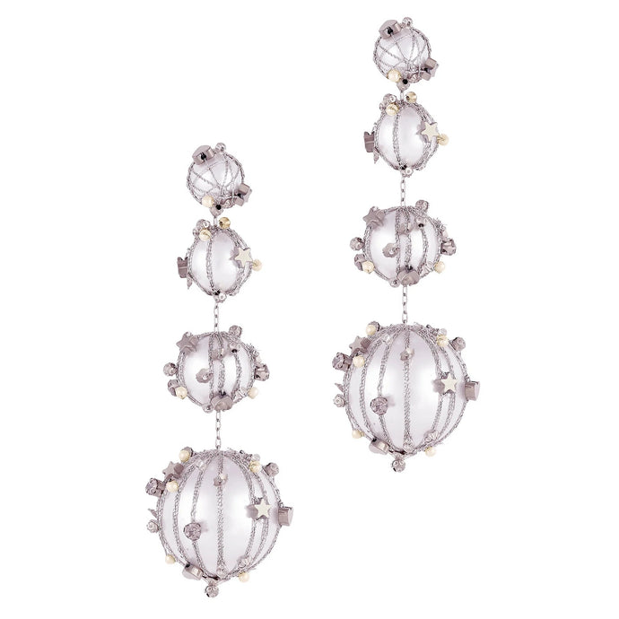 Deepa Gurnani - Czar Earrings (Silver)