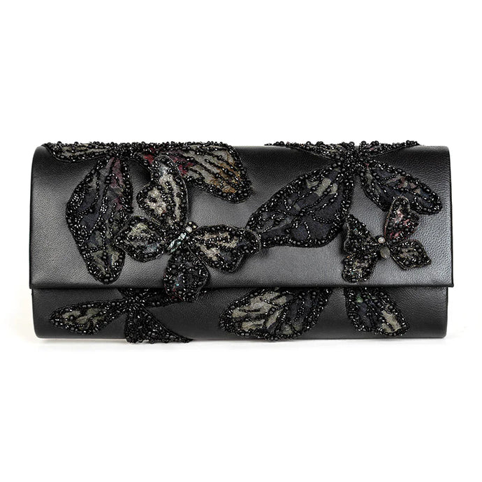 Deepa Gurnani - Monarch Clutch (Black)
