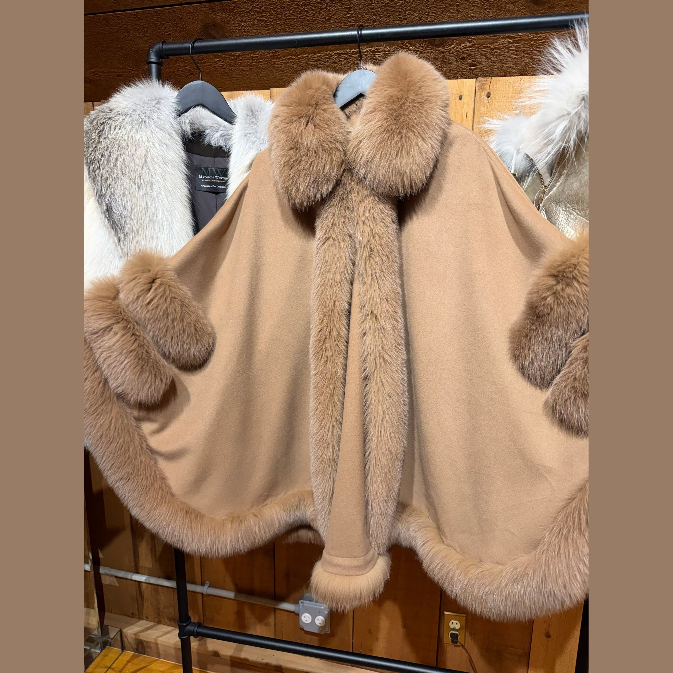 Camel Wool Cape