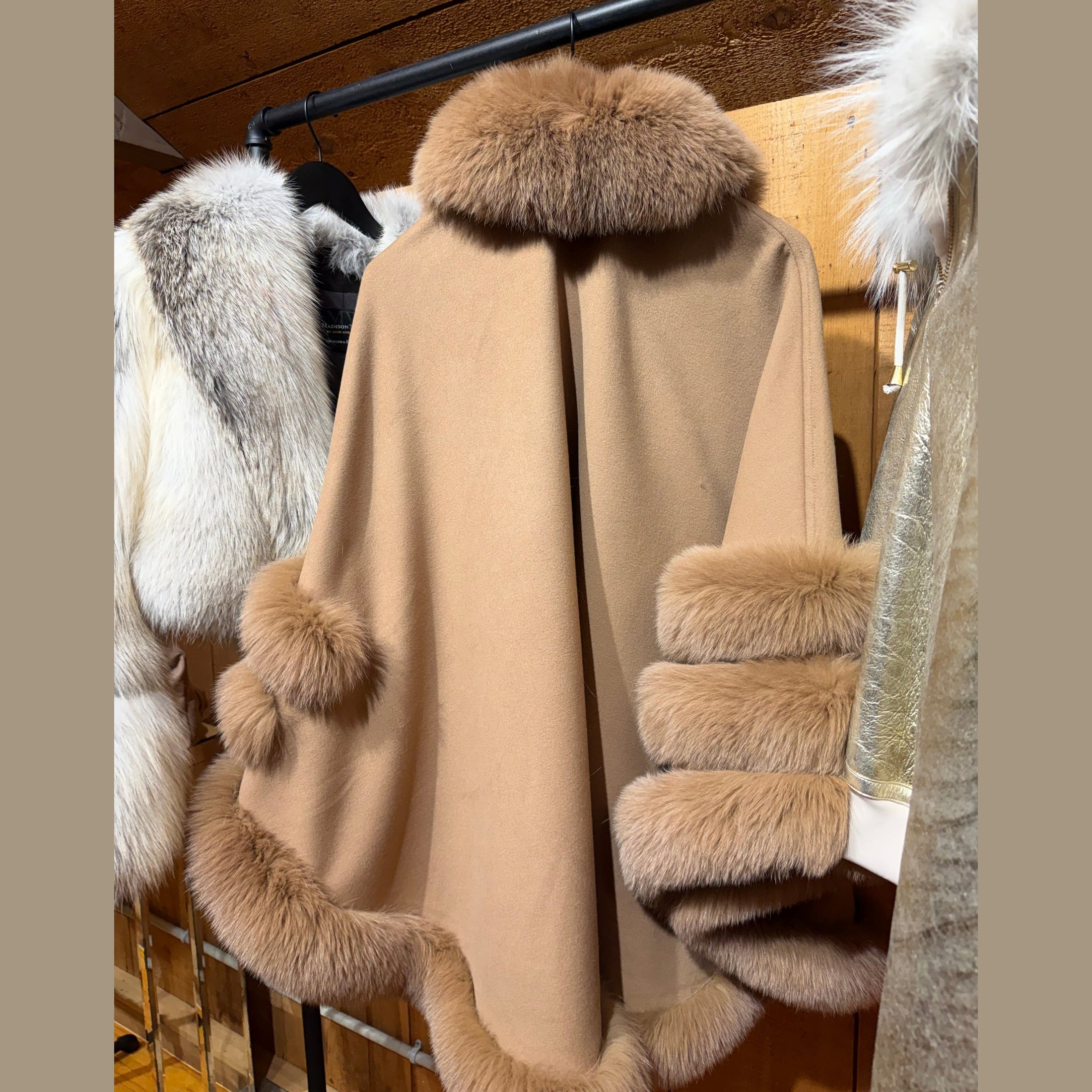 Camel Wool Cape