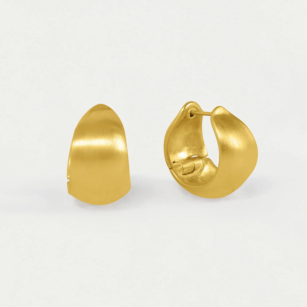 Dean Davidson - Flow Huggie Hoop Earrings Gold